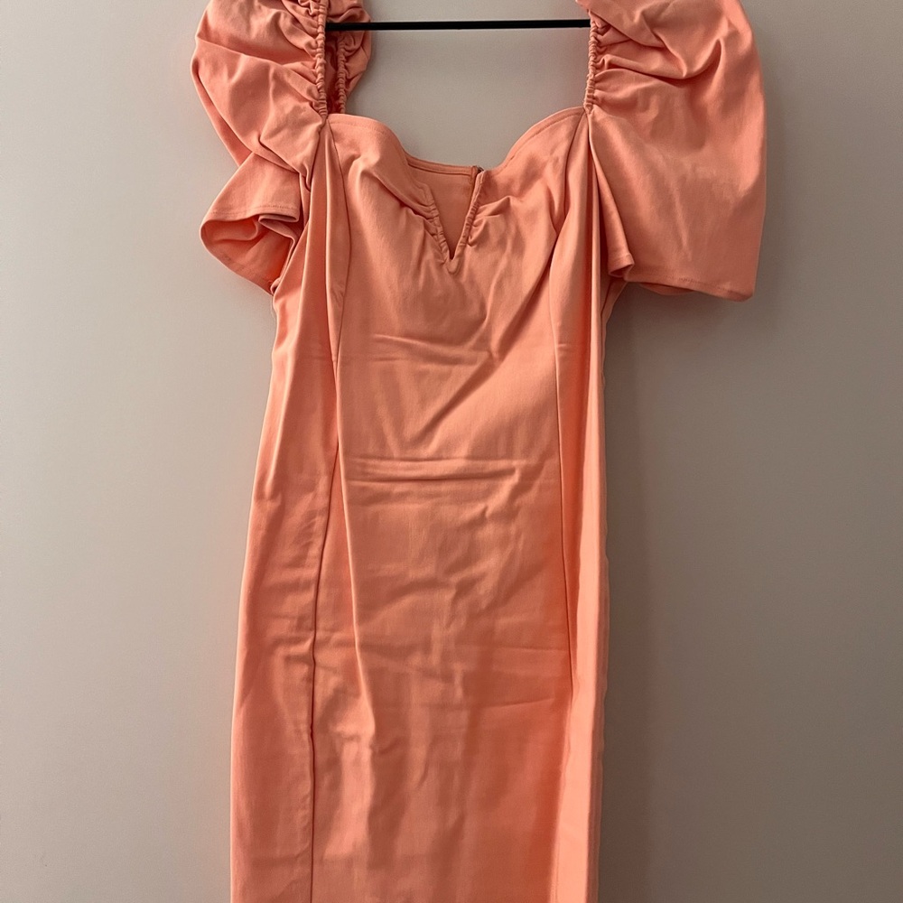 Jealous Tomato Bodycon Peach Dress